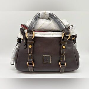 Dooney & Bourke Florentine Micro Tomoro Brown Satchel New